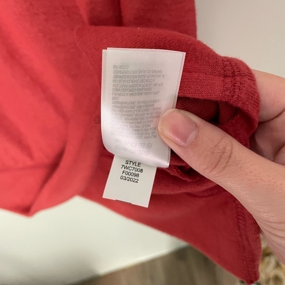 Lucky Brand Extra Soft Red Sweatshirt Size Small - Picture 8 of 8